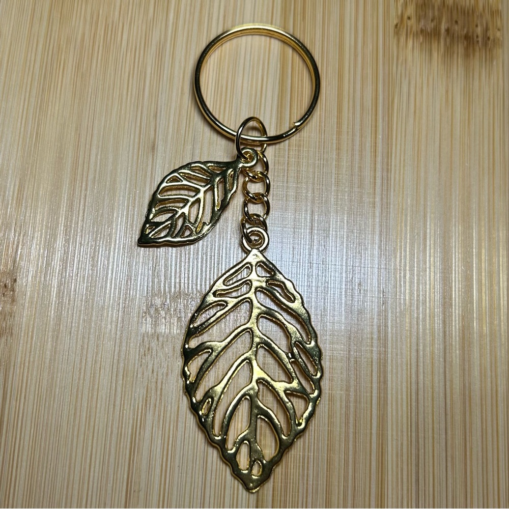 Gold Leaf Key Holder